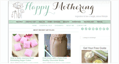 Desktop Screenshot of happy-mothering.com